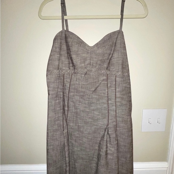 Matilda Jane‎ Picnic Hammond Bay Linen Dress Brown size M - Picture 3 of 5